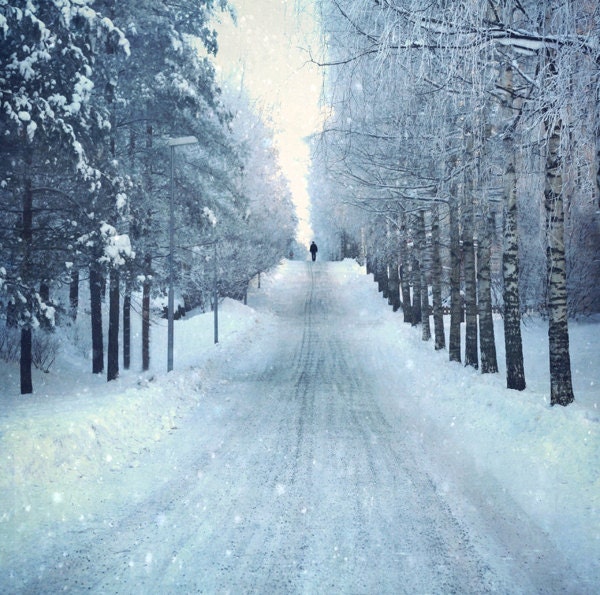 Follow my road 8x8 print