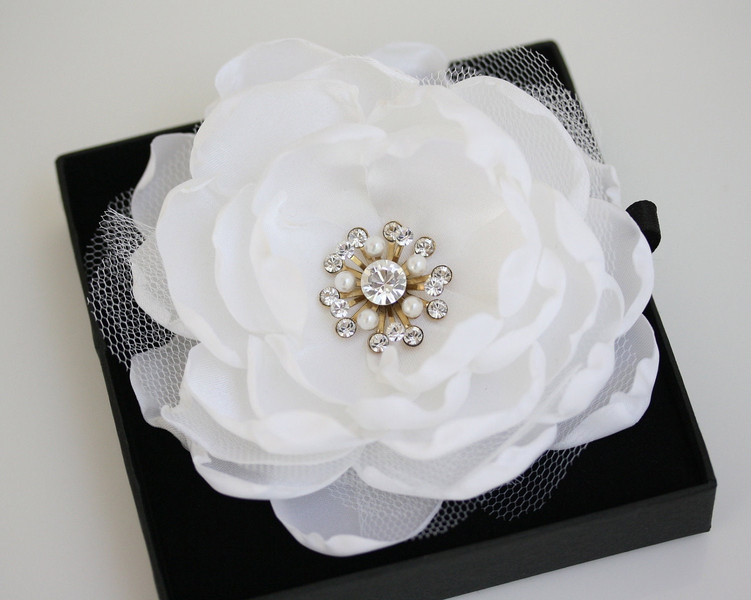 Custom order for svillahermosa Bethany Hair Flower, sorrell earrings and Katrina bracelet