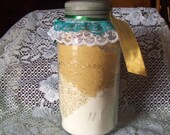 Fruit and Oat Squares Mix in a Vintage Glass Jar