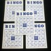 30 Vintage Bingo Cards for Scrapbooking, Altered Art, Journal Projects, Steampunk, or Mixed Media