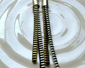 Recycled Vintage Zipper Dangle Earrings