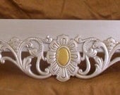 Bed Crown Canopy Ceiling mounted with deluxe frame and beaded trim 160 dollars