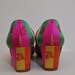 1960s shoes / its a Circus Out there Vintage 60's Ultra Mod Stripes Shoes