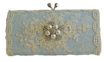 Something Blue Lacey Wedding Clutch Bag . only for Stephanie
