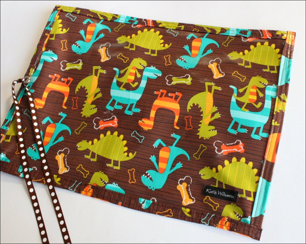 Dinosaur Chalk Mat/Place Mat by Kate Williams Designs-Makes Great Christmas Gift or Birthday Gift