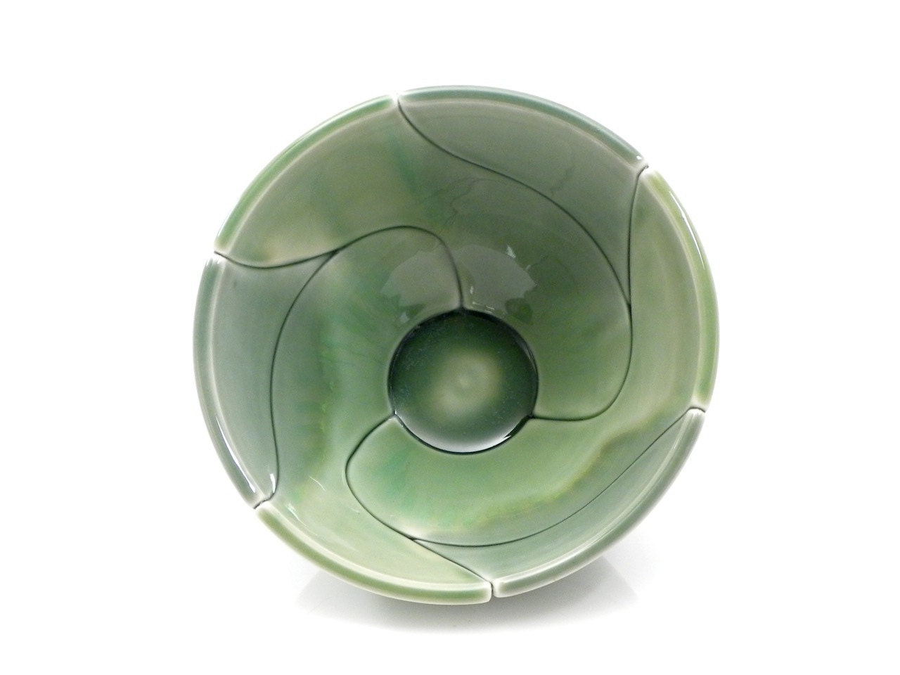 Green Twist Bowl Soup or Cereal Size