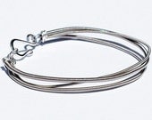 Bass Guitar String Bracelet- 3 Strand Upcycled Jewelry