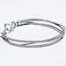 Bass Guitar String Bracelet- 3 Strand Upcycled Jewelry