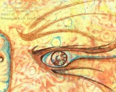 Messages from the Deeps Gelatin Print Original Art on 8" x 10" Stonehenge Paper