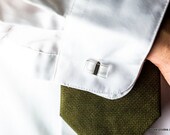 cut tieclip and cufflinks