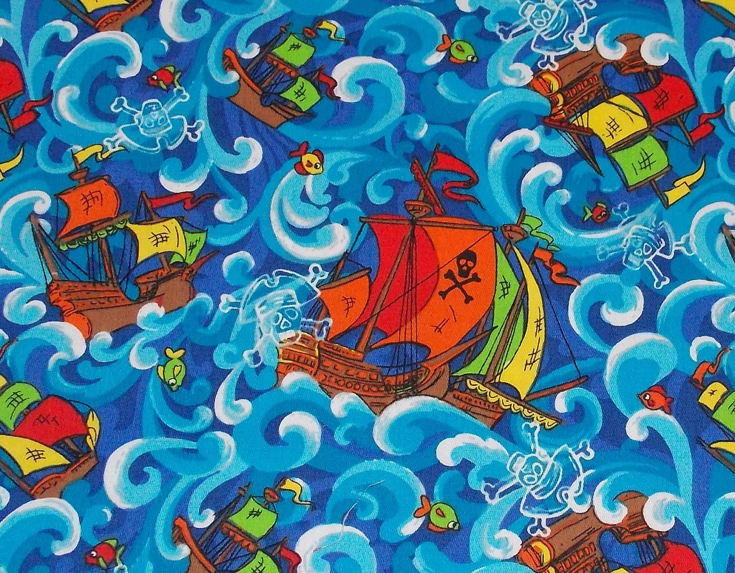 pirate-ships-fabric-last-piece-remnant-by-cutiepiecraftsupply