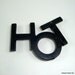Vintage Hot Trivet, Kitschy Decor, Cast Iron, Hot Drink Coaster, Black (868-12)