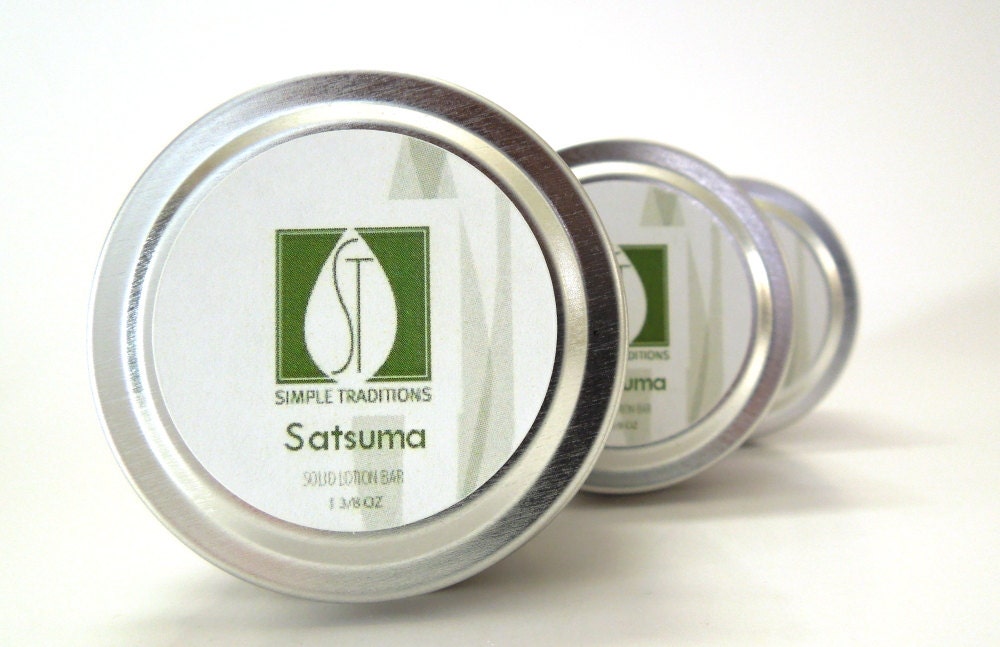 Satsuma Solid Lotion Bar