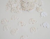 50 Glitter elephant die cut, glitter elephant confetti , baby shower decoration, party decoration, scrapbook embellishment