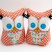 Pair of Owl Bookends, Doorstops, Paperweights