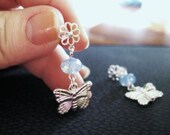 In The Misty Moonlight .......silvery and delicate butterfly earrings to wear and be beautiful or give as a gift