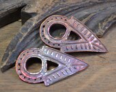 Copper Arrowhead Original Texture Tanfouk Component (one pair)