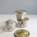 RESERVED / 10 vintage jelly jars & two clipboards
