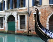 Gondola along the Canal, Venice  - 20 x 30 Fine Art Photograph Poster, Italy - FREE Shipping, Italy, Italian, Travel Wall Art