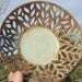 Leafy Carved Pottery Bowl LUCRETIA - Large Centerpiece - Fresh Fruit Bowl - Handmade Pottery by The Wheel and I - A Favorite LUCRETIA