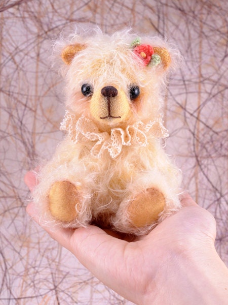 Cobey, a OOAK Jointed Mohair Artist Bear.