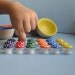 Montessori Educational Toy - Wooden Toy, The Original Rainbow Sorting Mushroom, Waldorff Play