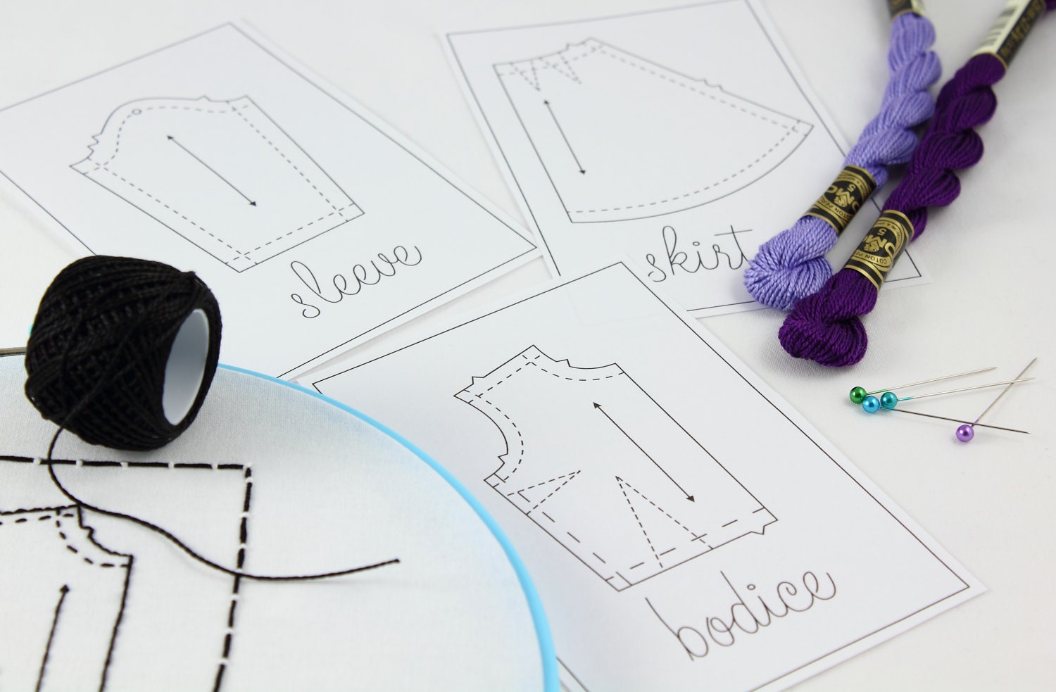 Sewing Room Hand Embroidery Pattern