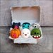Needle Felted Spooky Egg Set MADE TO ORDER