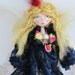 THE SORCERER, soft sculpture fairy doll, Ooak