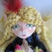 THE SORCERER, soft sculpture fairy doll, Ooak