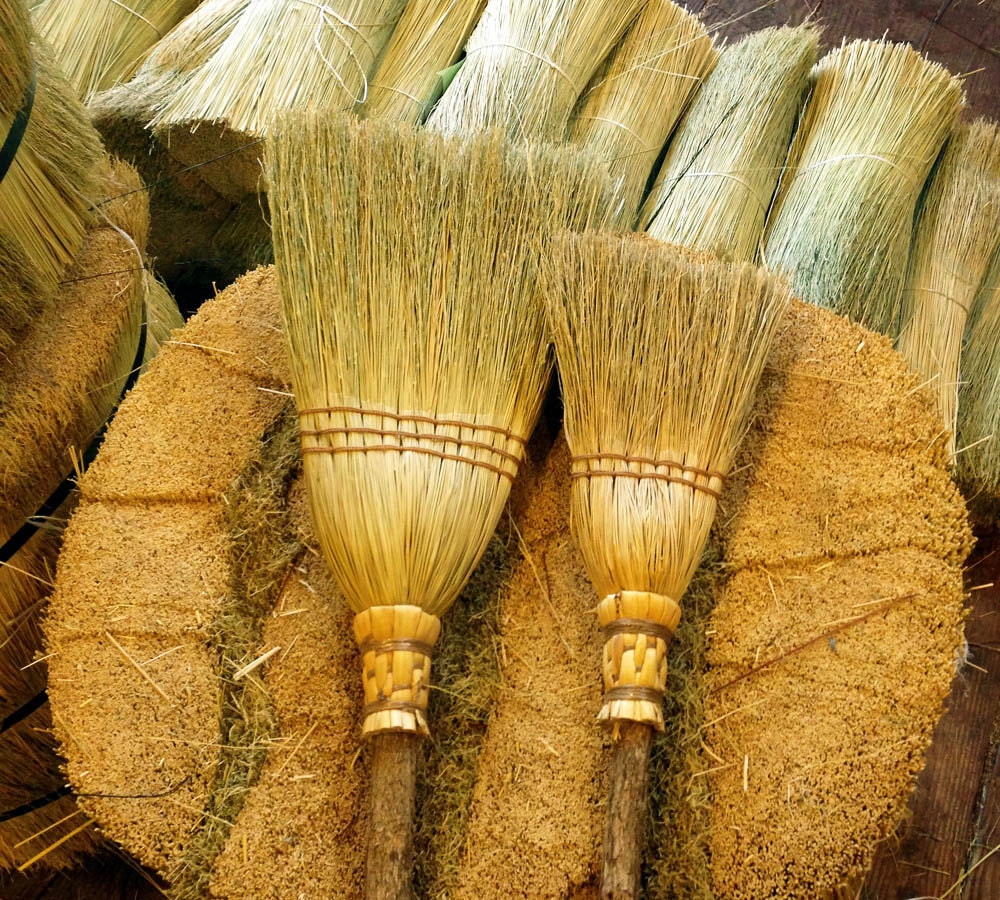 Mother's Helper Broom Set In Your Choice of Rust, Black and Mix