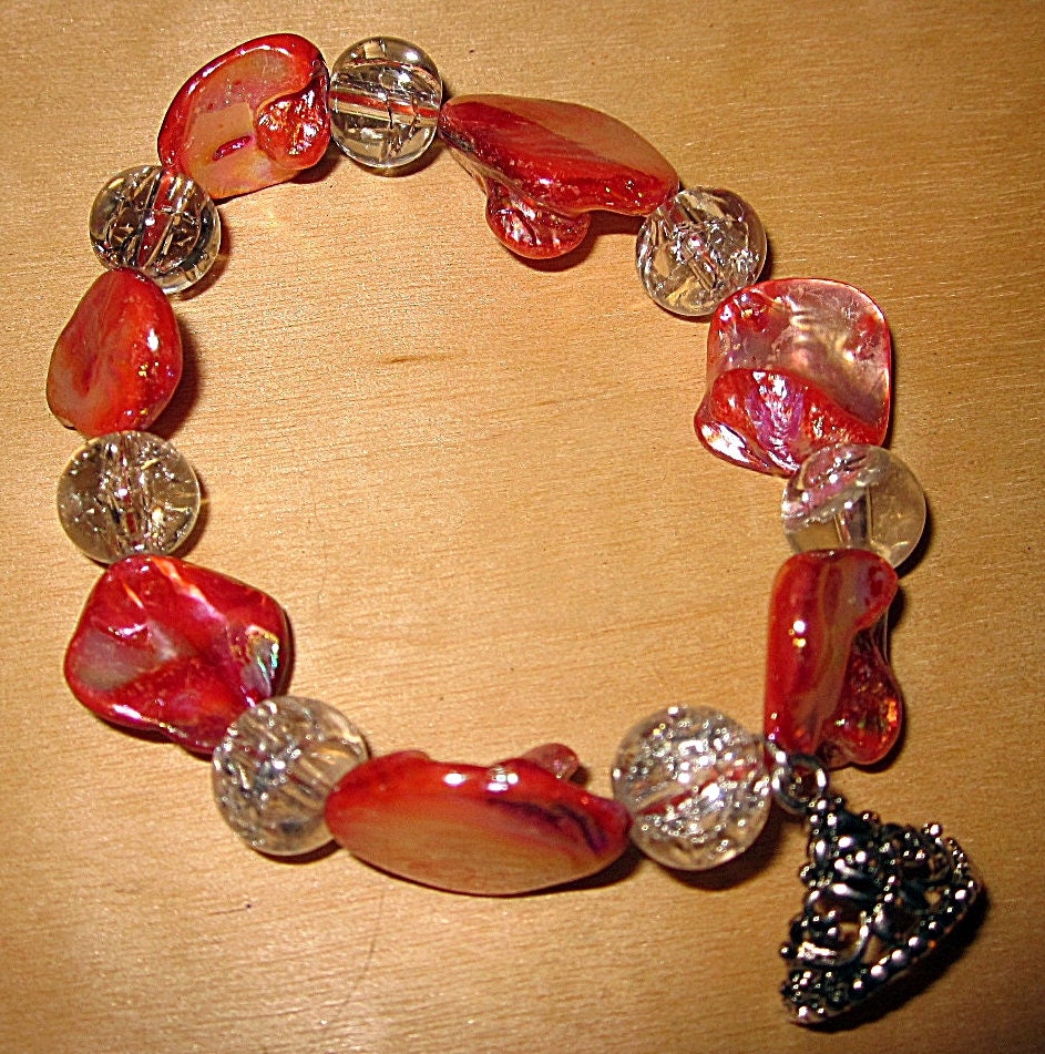 Red Shell Princess Bracelet