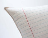 lined paper pillow - pilosale