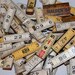 Wooden Ruler Pieces (12) for Mixed Media Jewelry or Altered Art