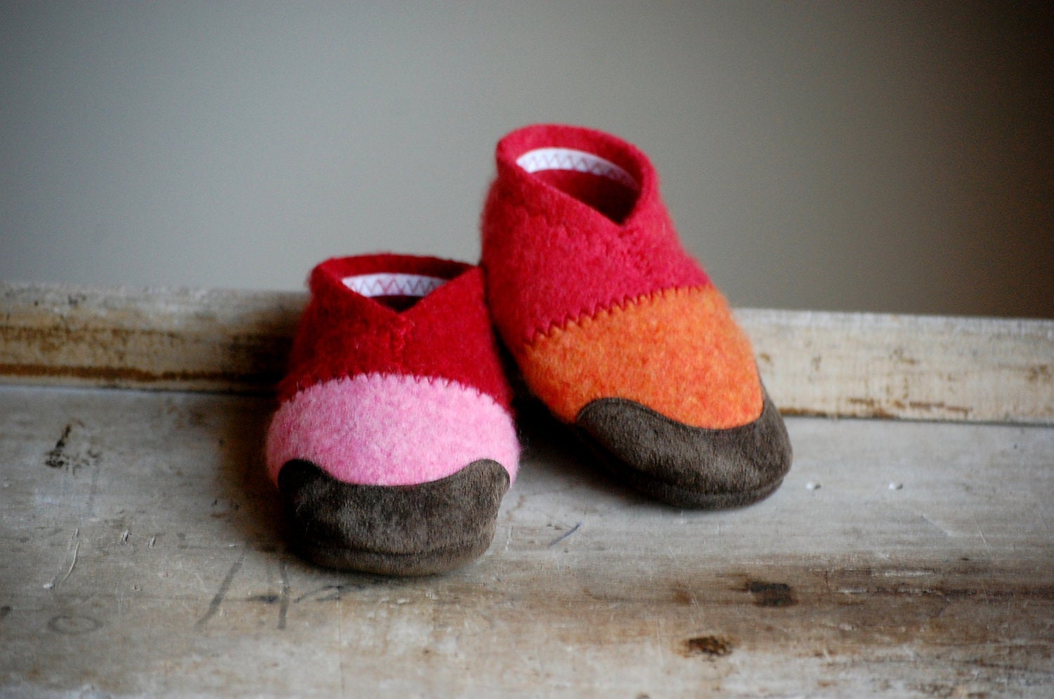 Baby Shoes, Toddler Slippers, Eco Friendly, size 0-12, 6-18 months, Miss Muffet