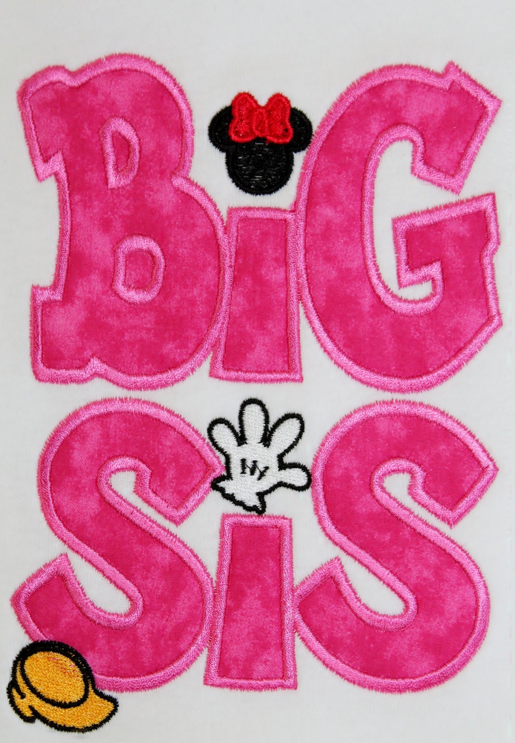 Big Little Brother Sister Custom Boutique Applique theme tshirts tees personalized sis bro embroidery minnie mouse mickey disney vacation