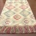 BLACK FRIDAY SALE Southwestern Table Runner, Dining Room Decor, Earthy Tan Green Rust, Lodge, Cabin, Living Room Decor 14x74