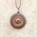 Found Object Jewelry, Steam Punk Necklace - found objects, rusty, pink, silver
