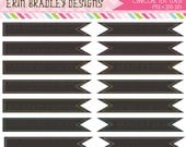 Charcoal Text Flags Personal and Commercial Use Clipart Clip Art Graphics