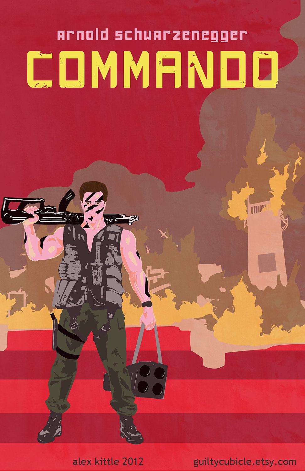 COMMANDO Original Movie Poster