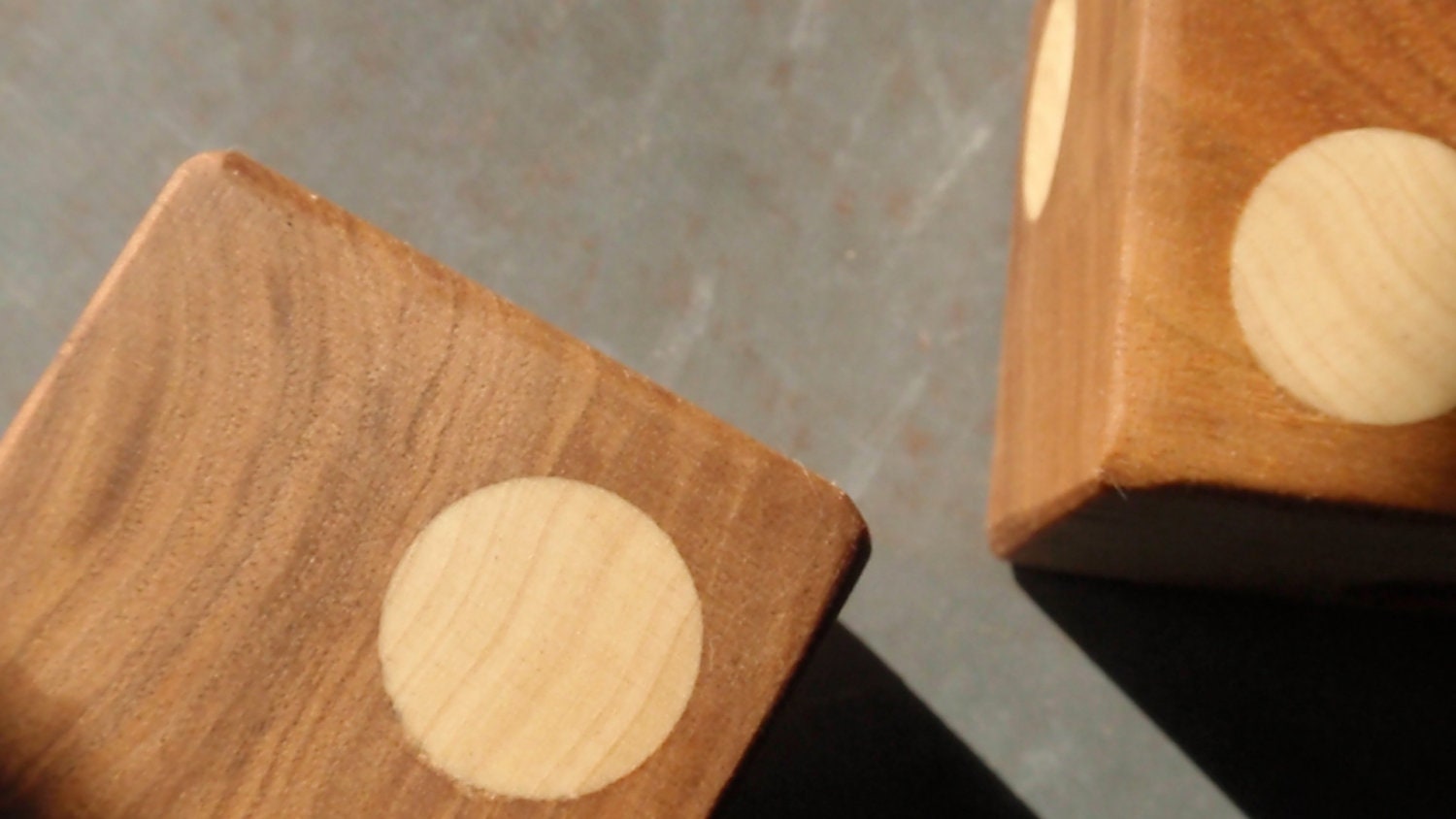wood rattle block / brown & spotted/ modern baby/toddler toy - (eco-friendly developmental toy / baby shower gift )