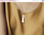 On Sale 30% Formica Long Rectangle Necklace