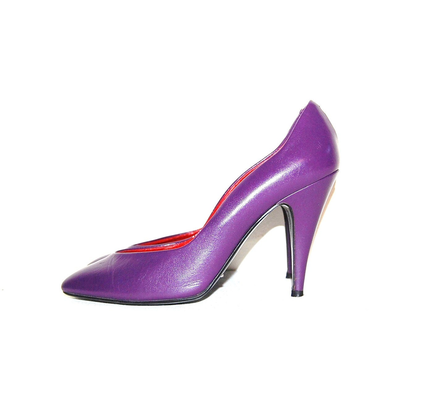 Vintage Shoe  Purple Stiletto