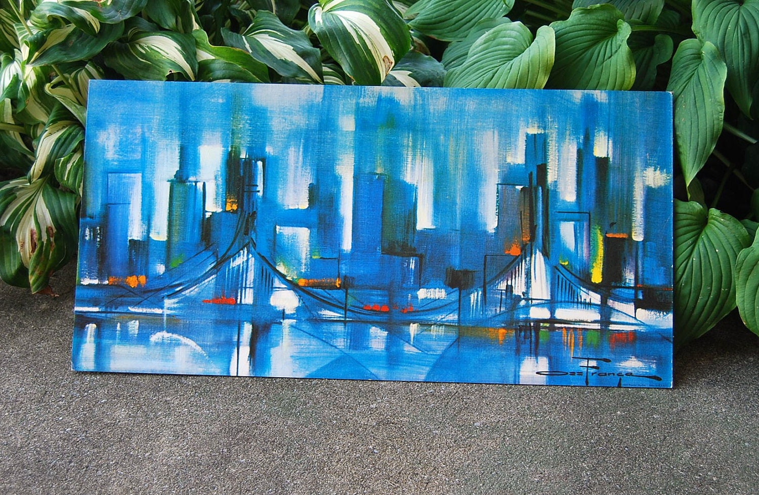 Vintage Sky Line Print