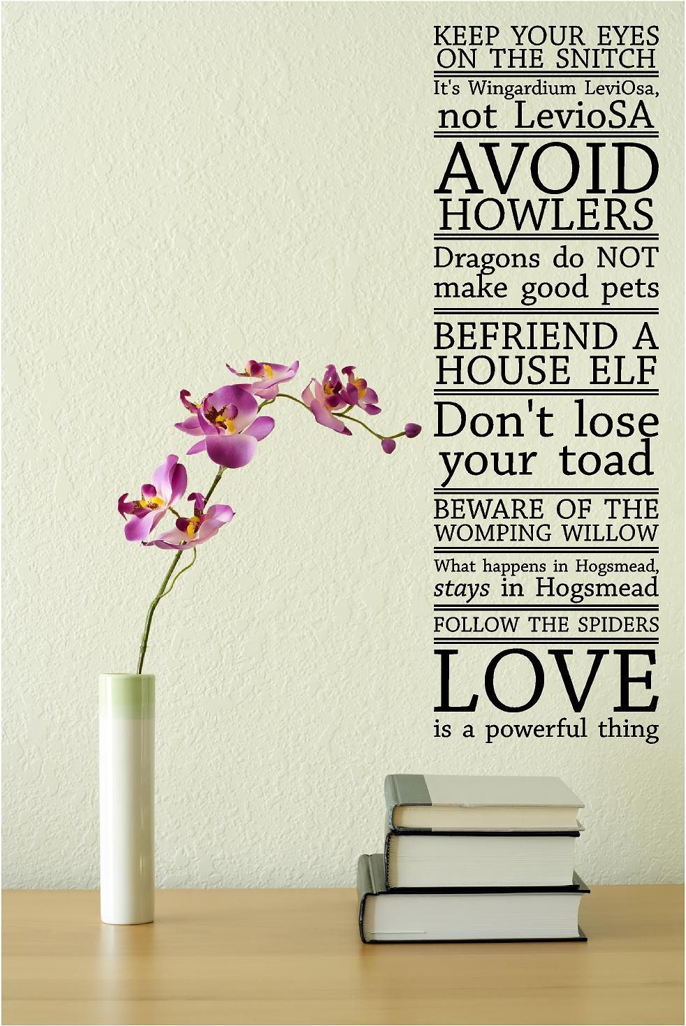 Wizard Rules vinyl wall decal