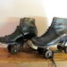 antique black roller skates // Chicago Roller Skate Company // Gil Ash
