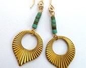 Native Earrings . Turquoise