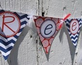 Name Paper Bunting Banner - You choose the colors