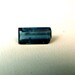 BLue Tourmaline Gemstone -Tourmaline - faceted Gemstone from natural crystal - natural unheated untreated - rectangle - emerald cut