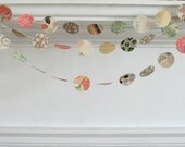 Party Garland - It's the Little Things - Pink Teal Yellow  Black  Cream Tan - Party Wedding Decoration Home Decor Photo Prop